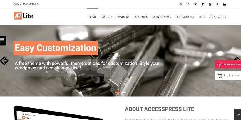 accesspress-lite-free-wordpress-theme