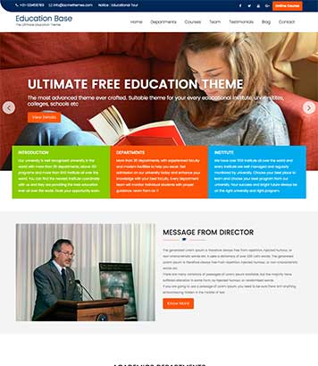 Education Base - Education WordPress Theme for all Educational institute