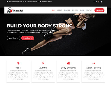 Fitness Hub : Fitness and Gym Free WordPress Theme - Acme Themes