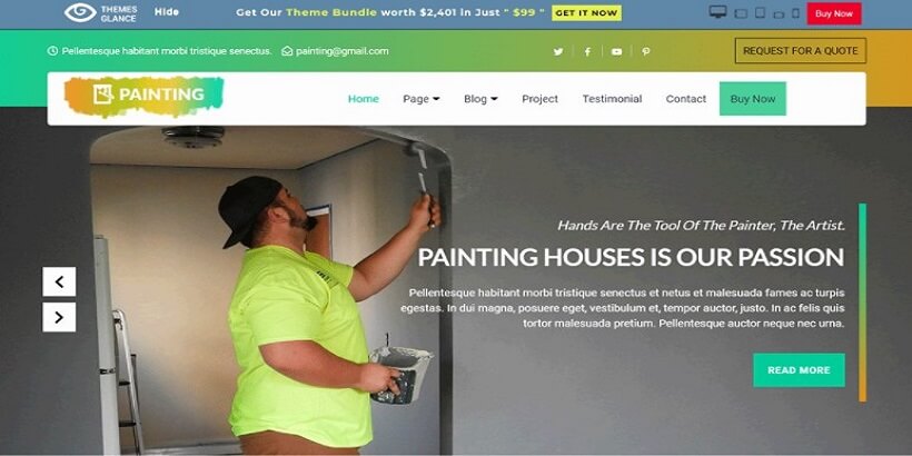 Free-Painter-WordPress-Theme 