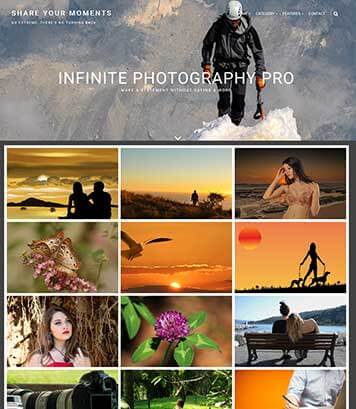Infinite Photography Pro - Premium WordPress Photography Theme