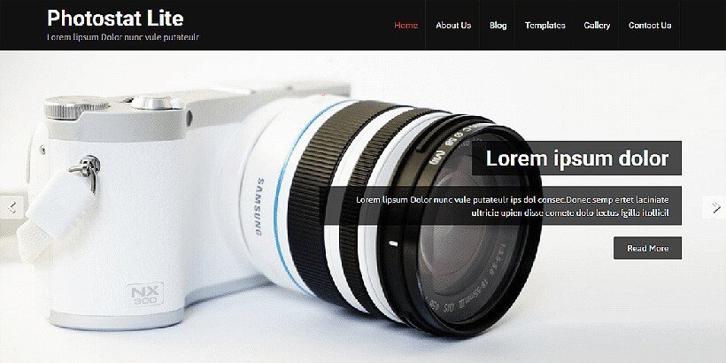 photostat free photography wordpress themes