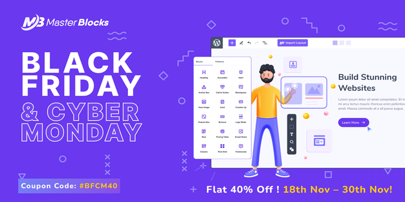 Master Blocks blackfriday _ cybermonday banner