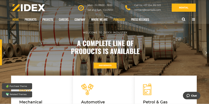 zidex-factory-construction-wordpress-theme